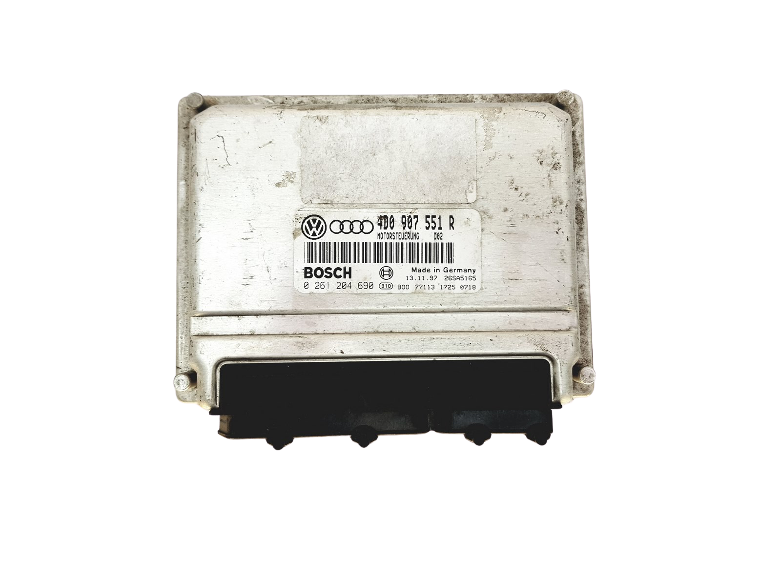 Unidade de Controlo do Motor ECU VW Audi 4D0907551R 0261204690 Bosch 29494 main product photo