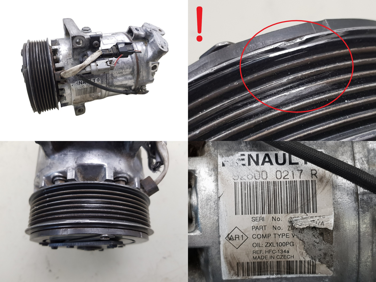 Compressor do Ar Condicionado 926000217R 0.9 1.2 TCe Renault Clio 4 Captur 1091 main product photo