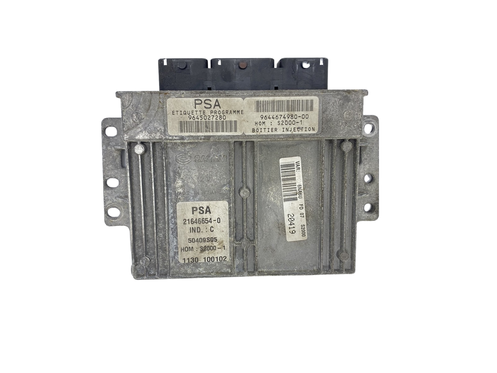 Unidade de Controlo 9645027280 9644674980 21646654-0 PSA Sagem 57264 main product photo