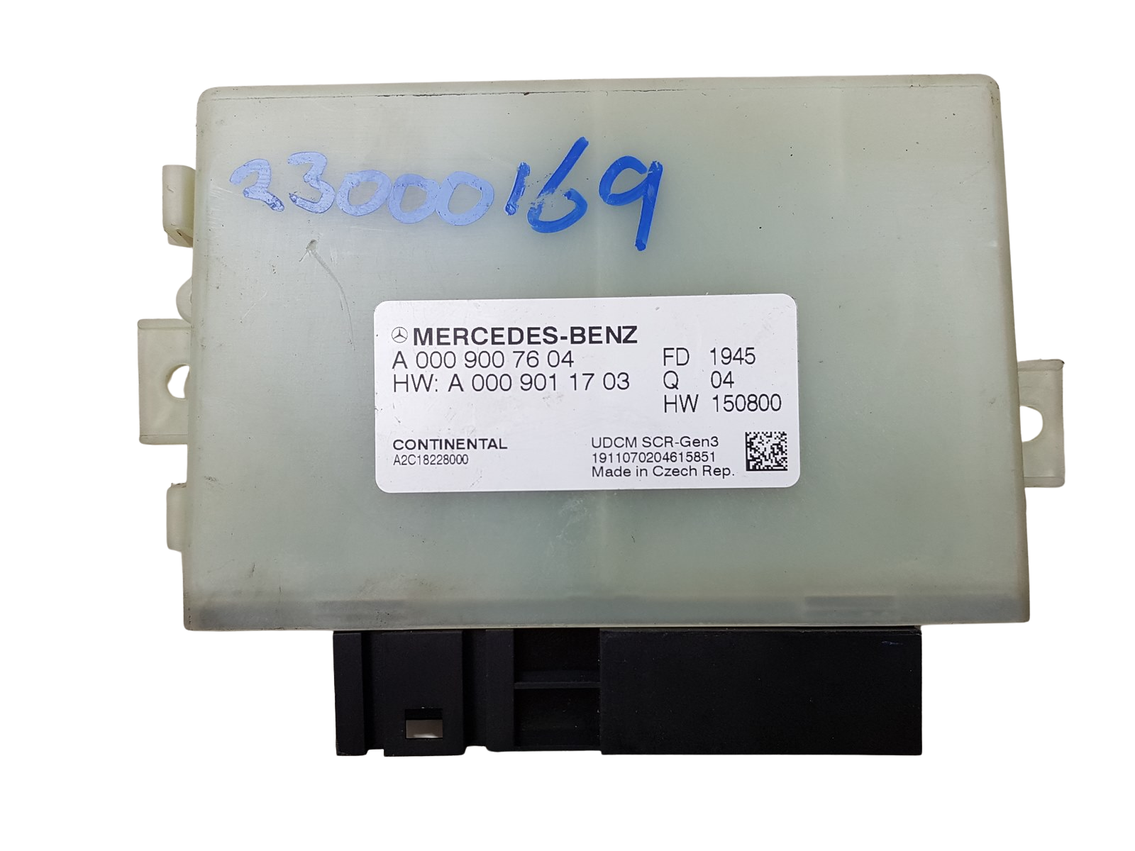 Módulo da unidade de controle Mercedes-Benz A0009007604 A0009011703 main product photo