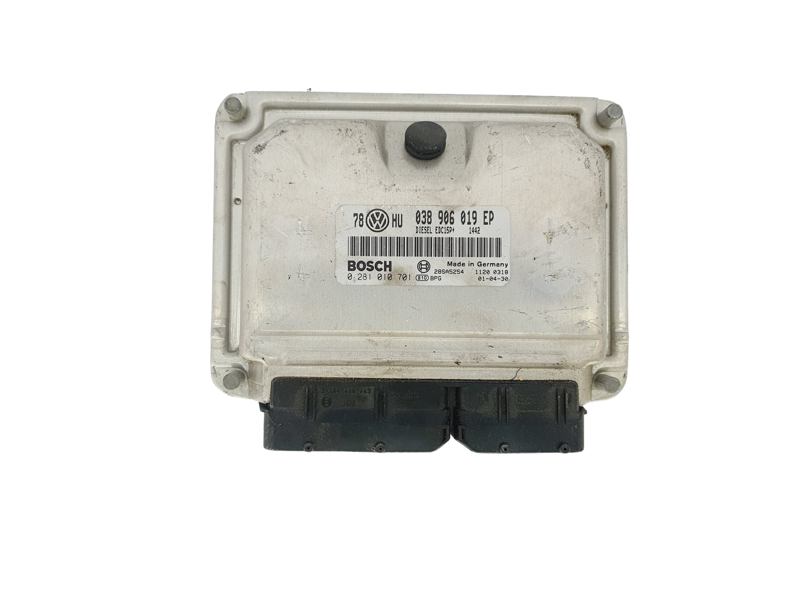 Unidade de Controlo 038906019EP 0281010701 Volkswagen Bosch main product photo