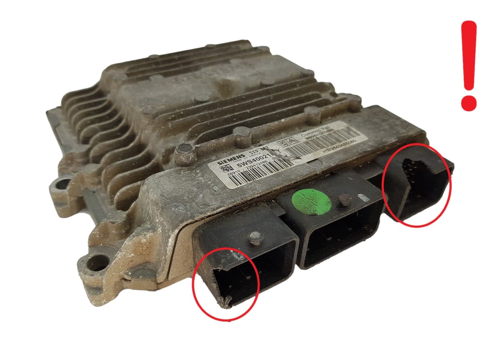 Unidade de Controlo 9647202380 9643455080 5WS40021F-T PSA Siemens 15657 main product photo