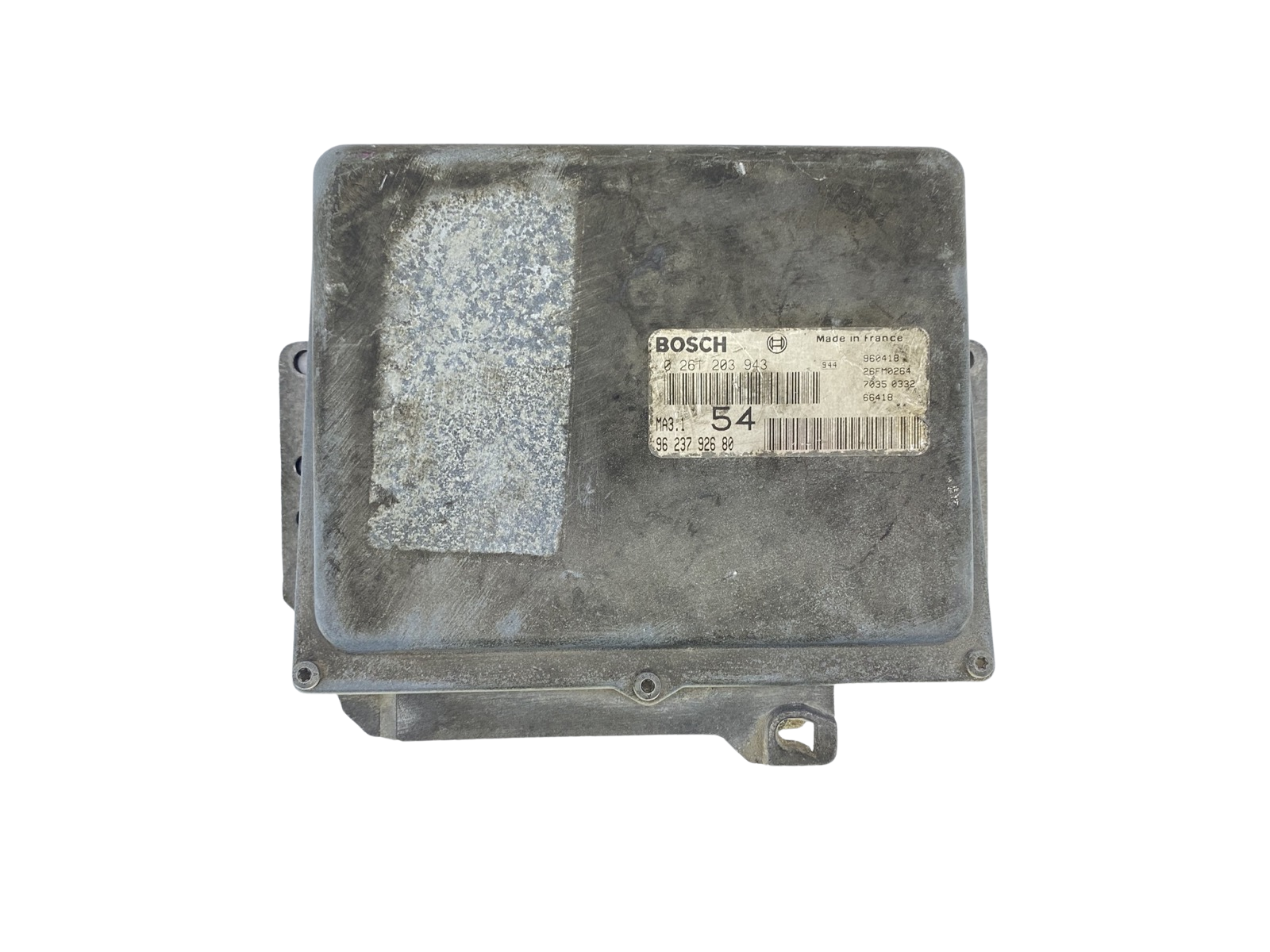 Unidade de Controlo 0261203943 9623792680 MA3.1 PSA Bosch 55064 main product photo