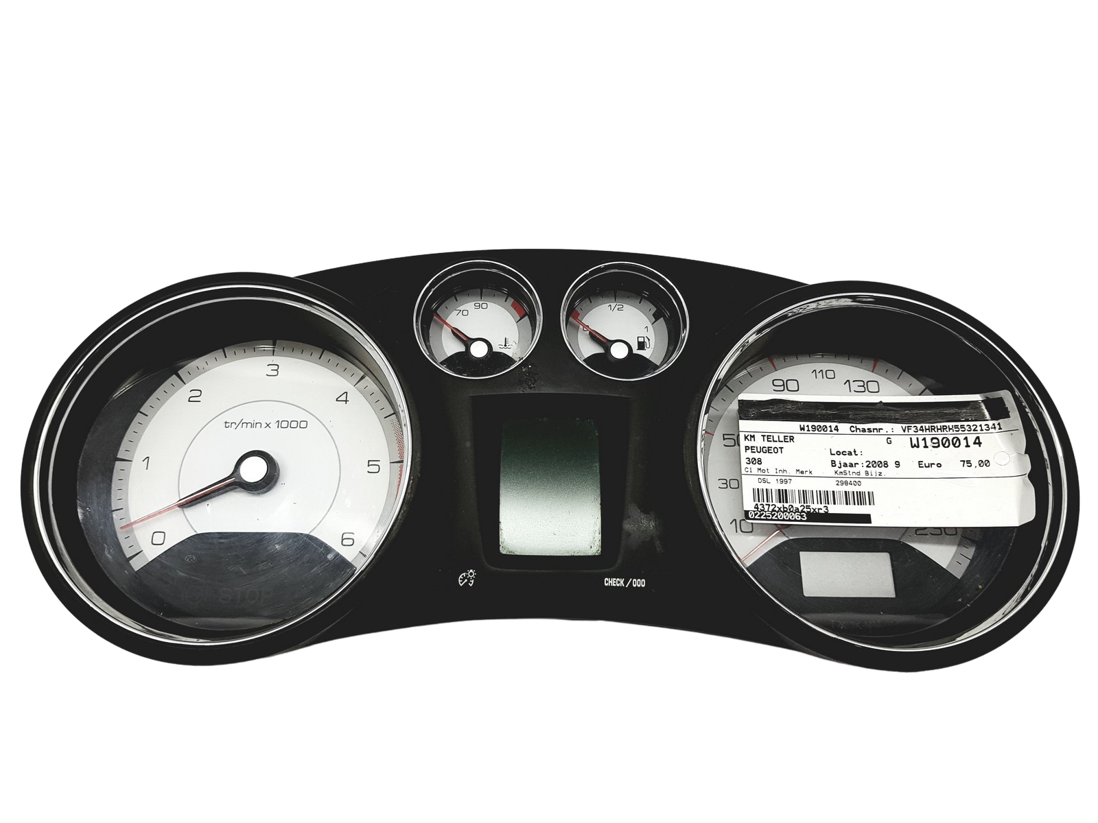 Velocímetro Peugeot 308 9665107680 503001555311 32439 main product photo