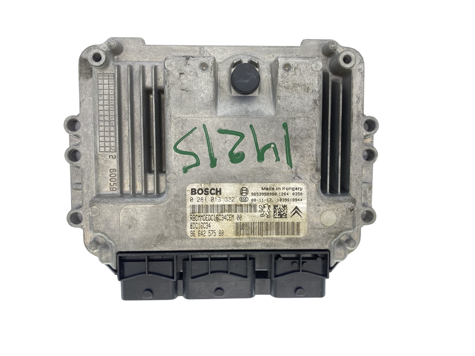 Unidade de Controlo 0281013332 9664257580 9653958980 EDC16C34 PSA Bosch 63841 main product photo