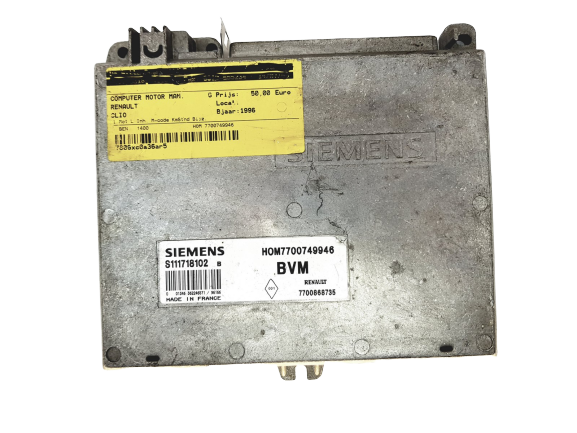 Unidade de Controlo S111718102B 7700749946 7700868735 Renault Siemens 19604 main product photo