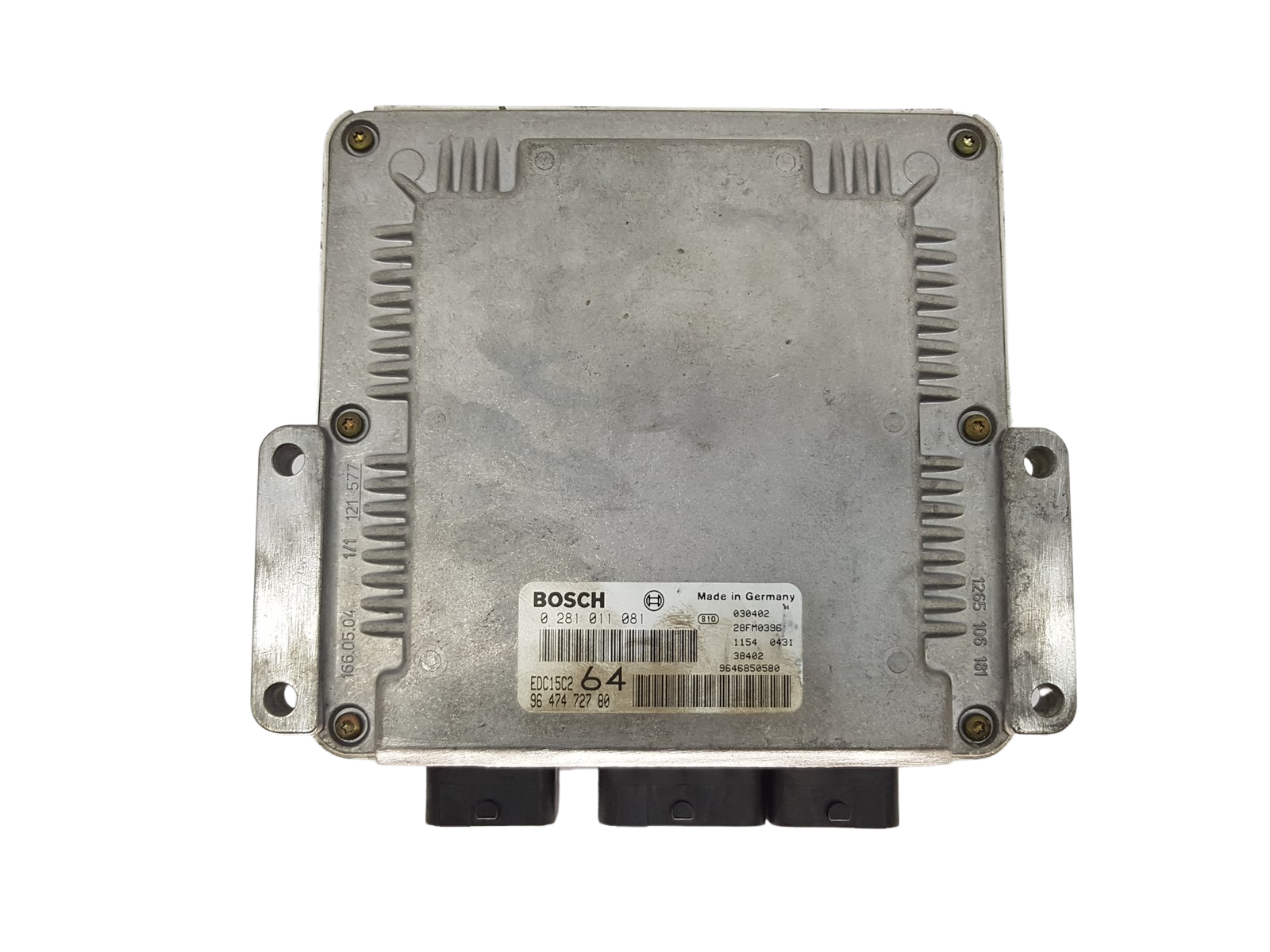 Unidade de Controlo 0281011081 9647472780 9646850580 PSA Bosch 3376 main product photo