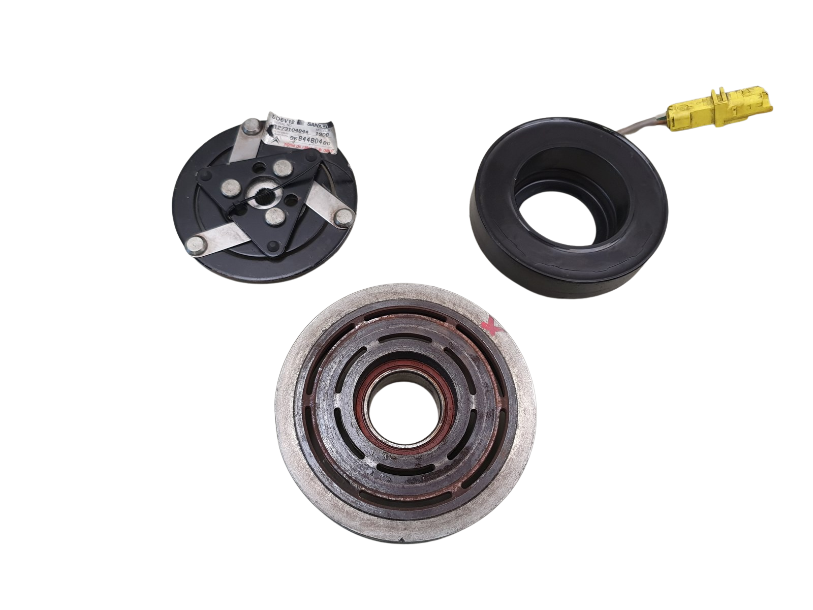 Polia Correia 9684480480 Sanden SD6V12 1908 6453XJ Citroen C3 main product photo