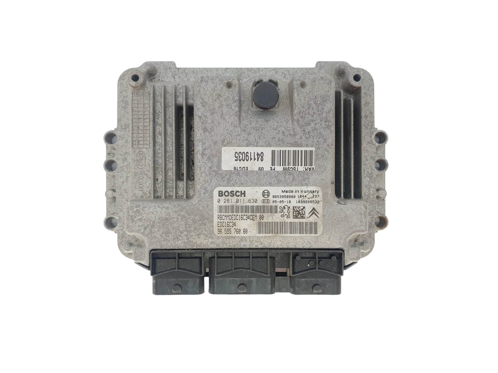 Unidade de Controlo 0281011630 9658576080 9653958980 PSA Bosch 41393 main product photo