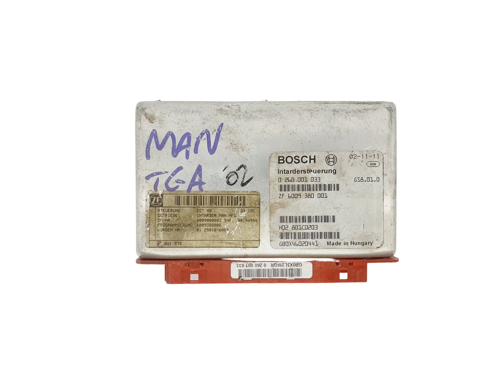 Unidade de Controlo 0260001033 ZF6009380001 MAN Bosch 41785 main product photo