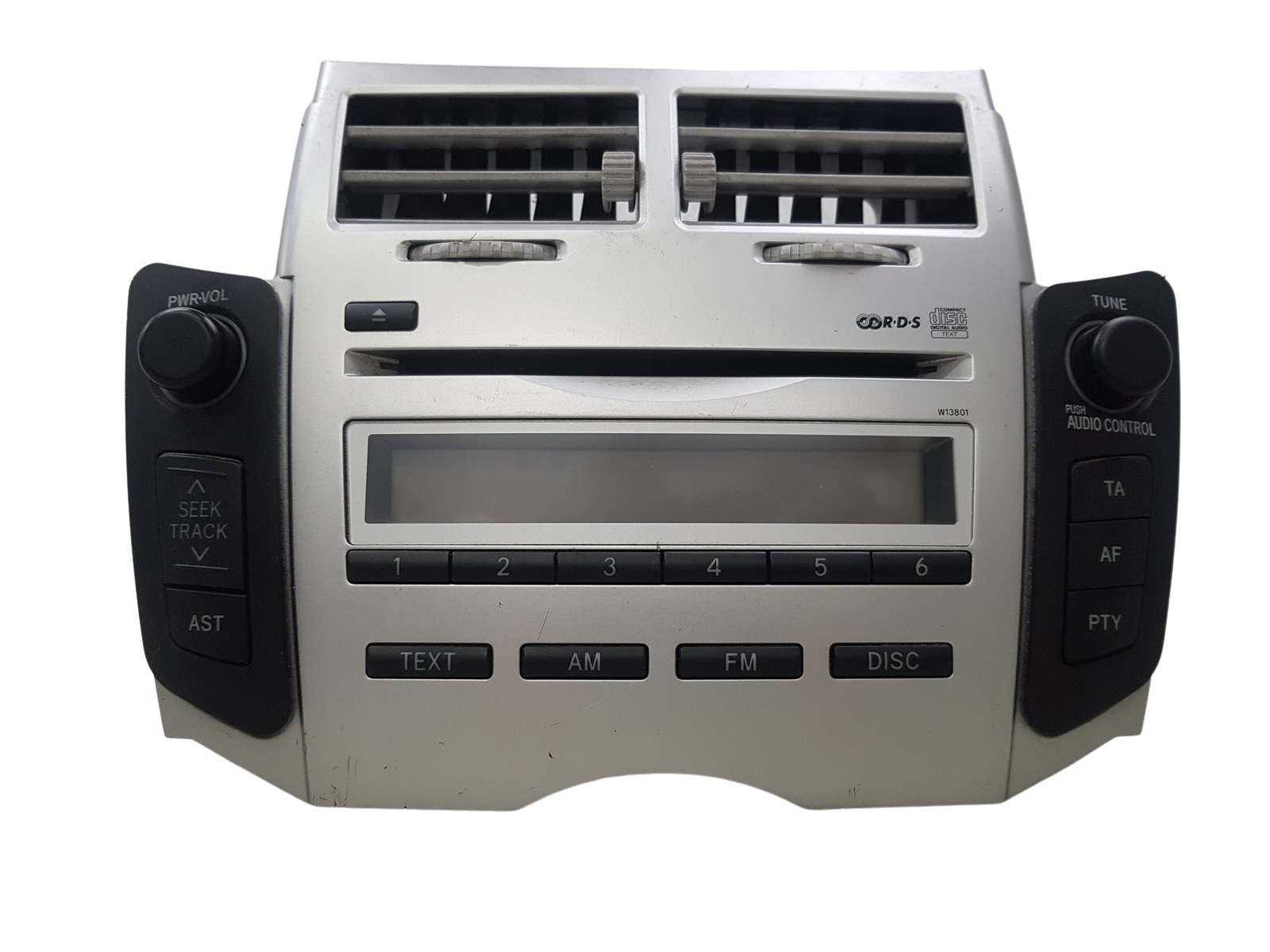 Rádio leitor de CD Toyota Yaris 86120-0D200 W13801 2 main product photo