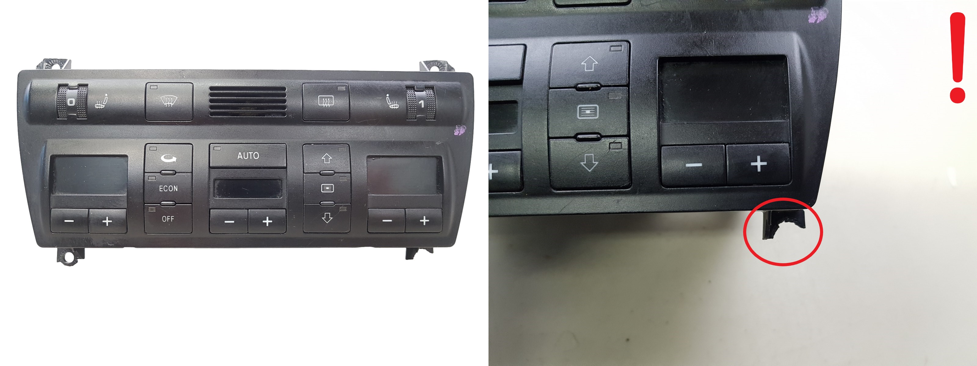 Unidade de Controlo do Aquecedor A/C Audi A6 C5 4B0820043Q 5HB007604-13 Hella main product photo
