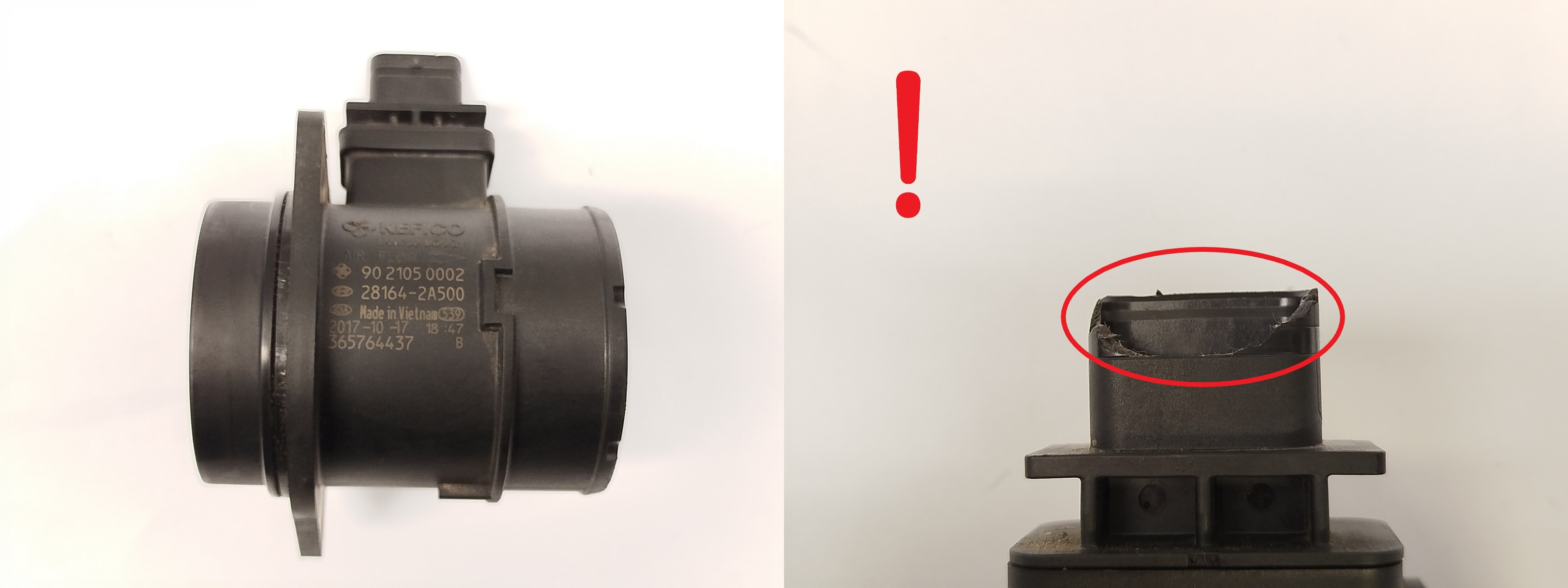 Medidor de fluxo de ar Hyundai Kia 9021050002 28164-2A500 main product photo