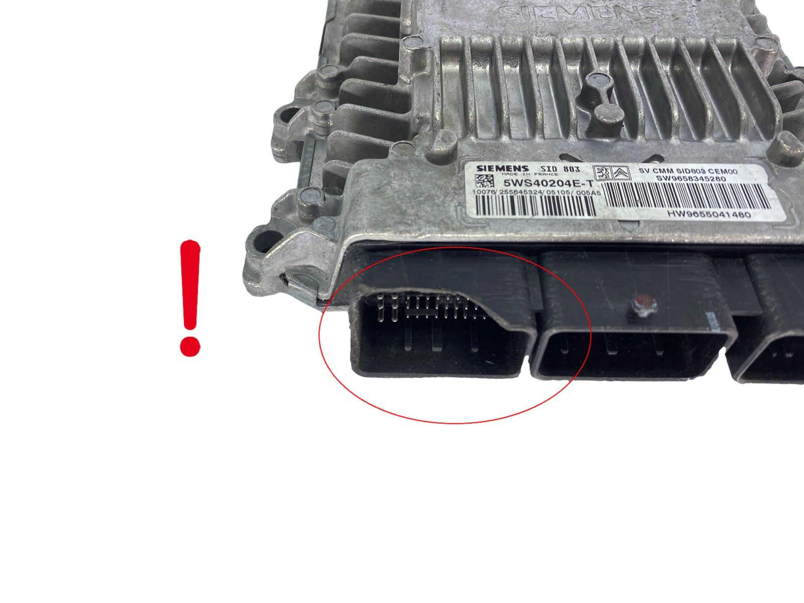 Unidade de Controlo 5WS40204E-T 9658345280 9655041480 PSA Siemens 63963 main product photo