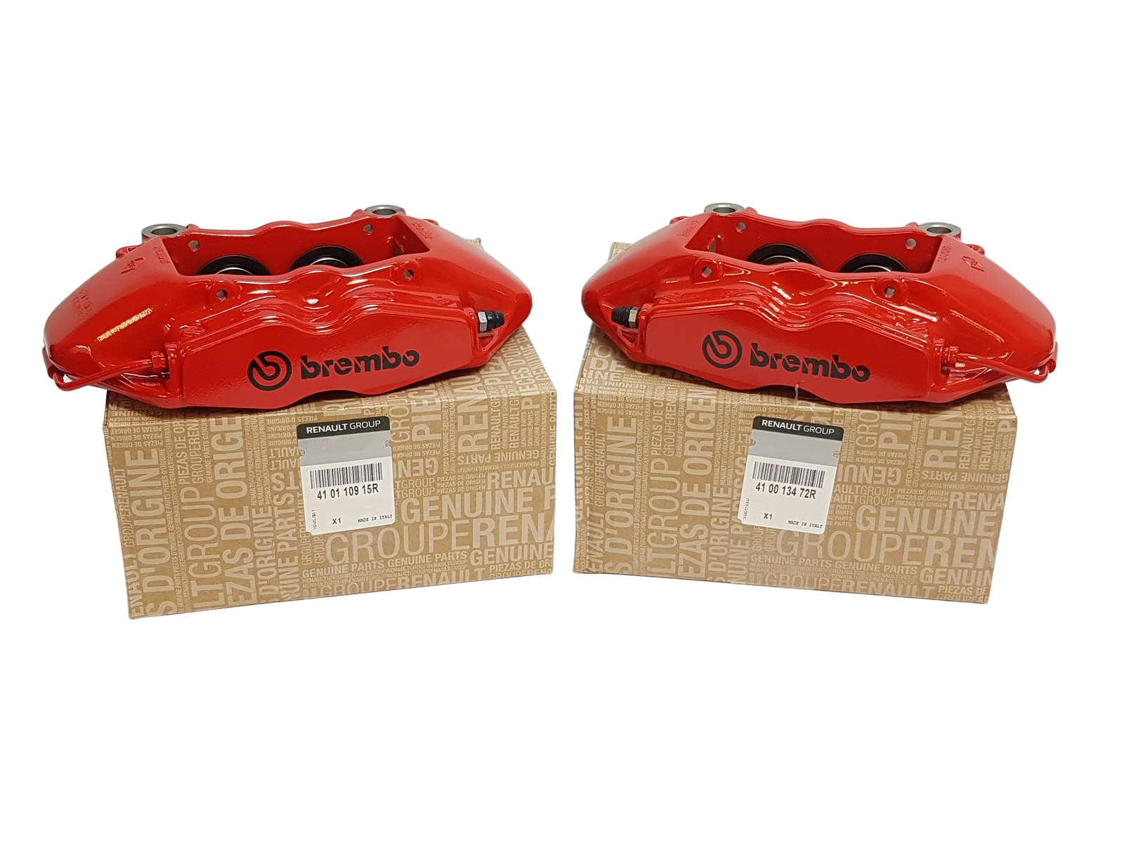 Pinça de travão Kit Frente Renault Megane 4 RS 410110915R 410013472R Brembo main product photo