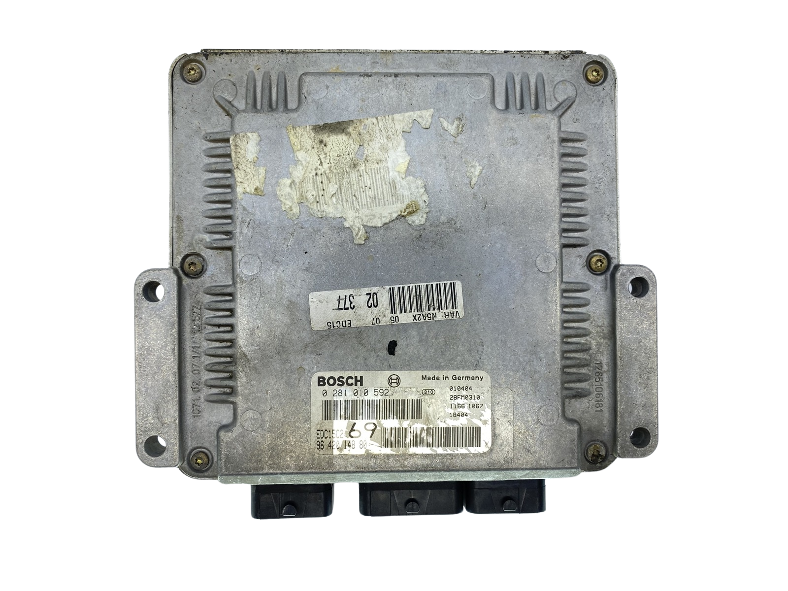 Unidade de Controlo 0281010592 9642014880 28FM0310 PSA Bosch 63990 main product photo
