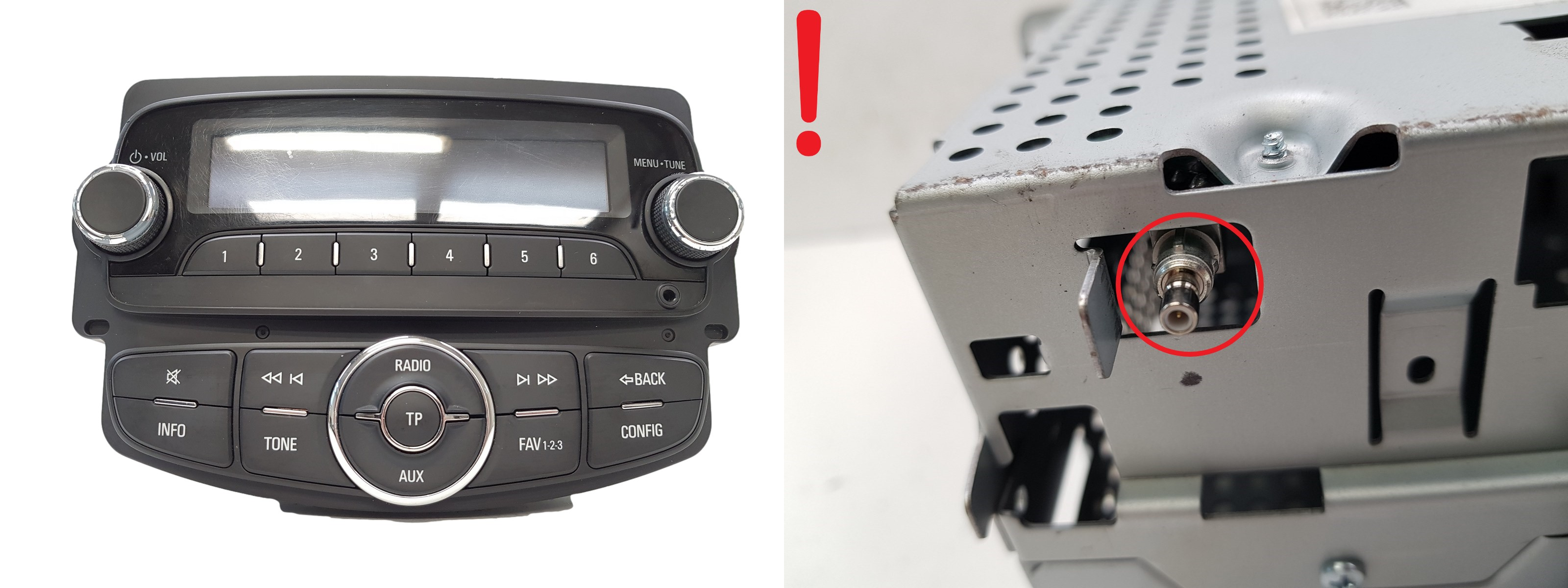 Rádio leitor de CD Opel Corsa E 557799431 39012676 DWGM1004 main product photo