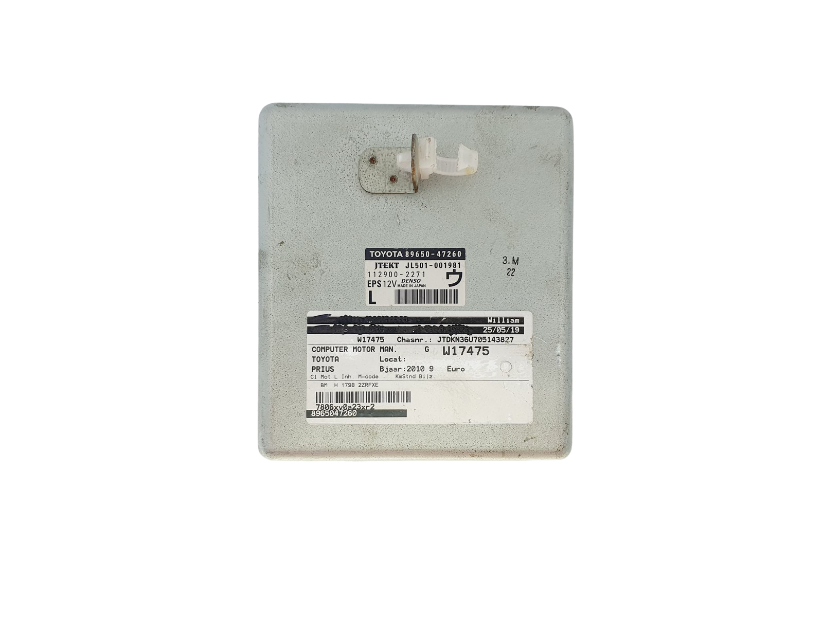 Unidade de Controlo 89650-47260 JL501-001981 Toyota Denso 43335 main product photo