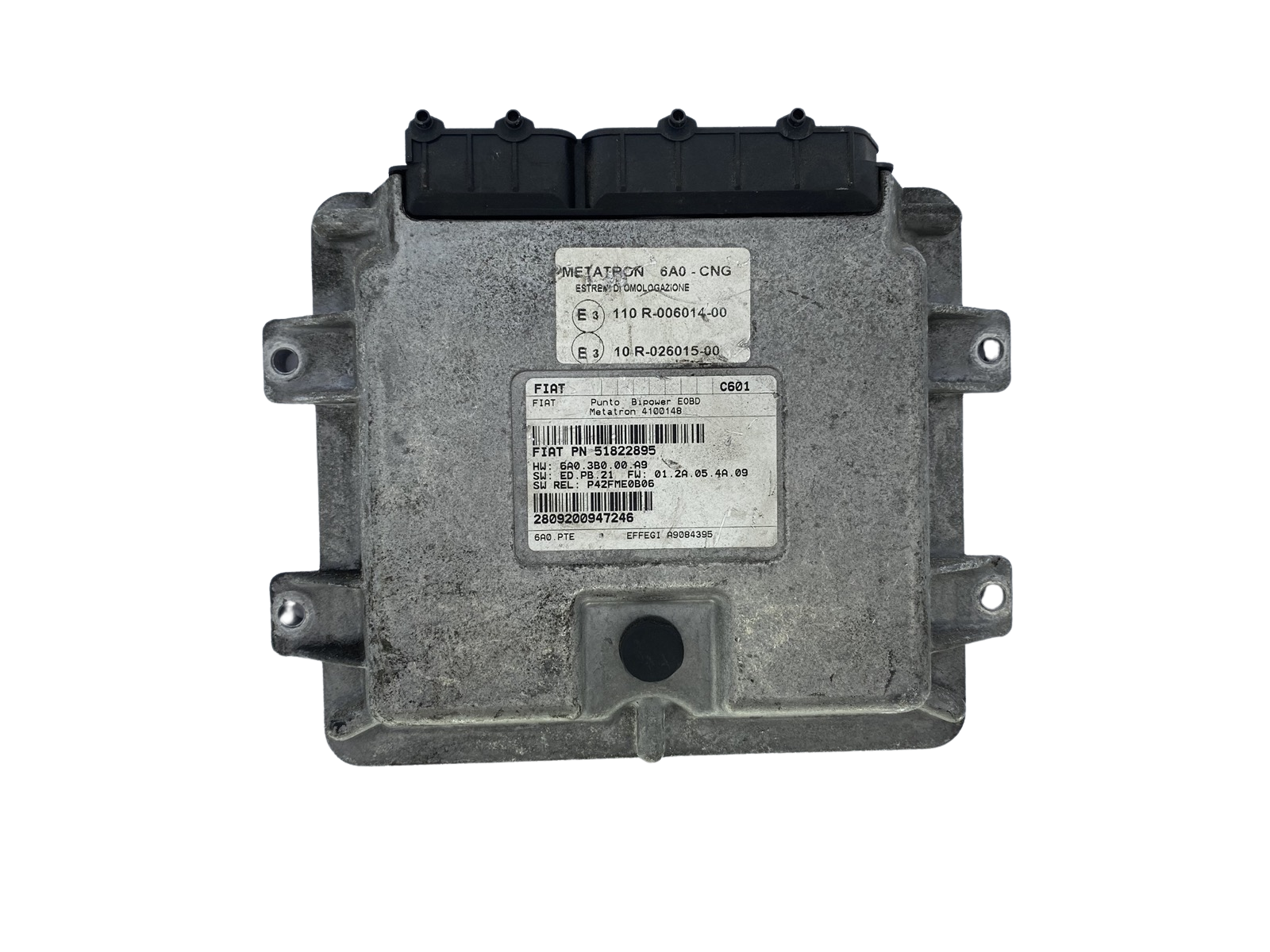 Unidade de Controlo Fiat 51822895 4100148 110R-006014-00 Metatron 52600 main product photo