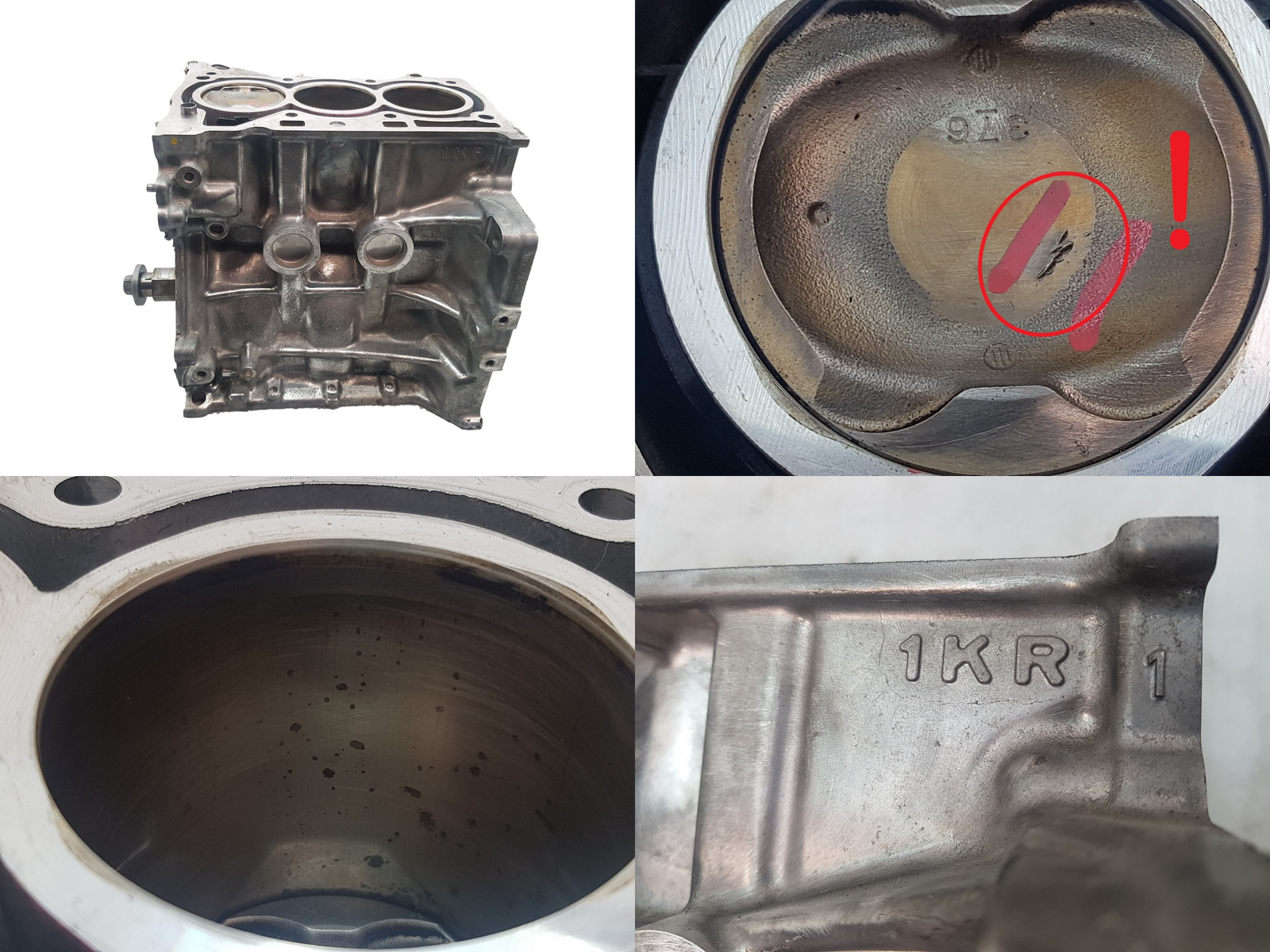 Bloco do Motor 1KR742 1.0 VVTI Toyota IQ main product photo