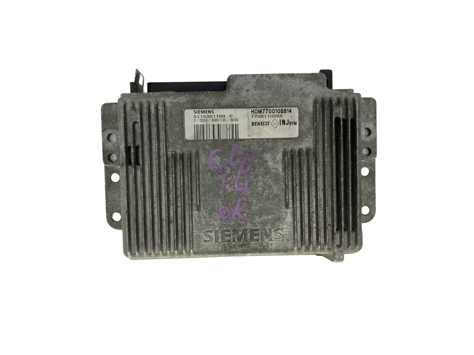 Unidade de Controlo S115301100C 7700108814 7700110258 Renault Siemens 52954 main product photo