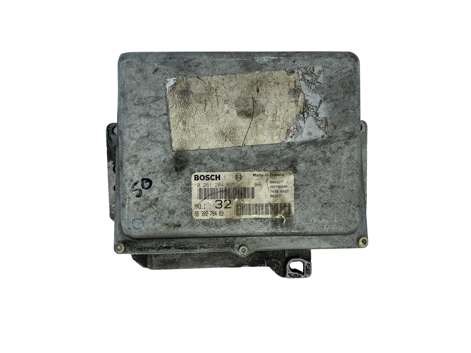 Unidade de Controlo 0261204625 9630278480 MA3.1 PSA Bosch 51388 main product photo