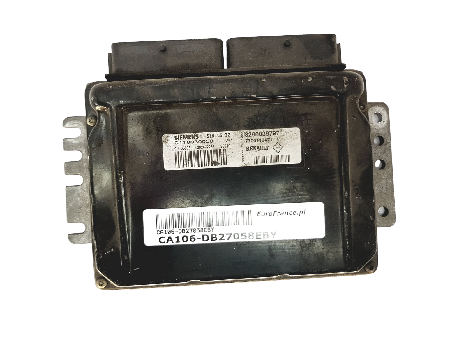 Unidade de Controlo S110030058A 8200039797 7700110471 Renault Siemens 27058 main product photo