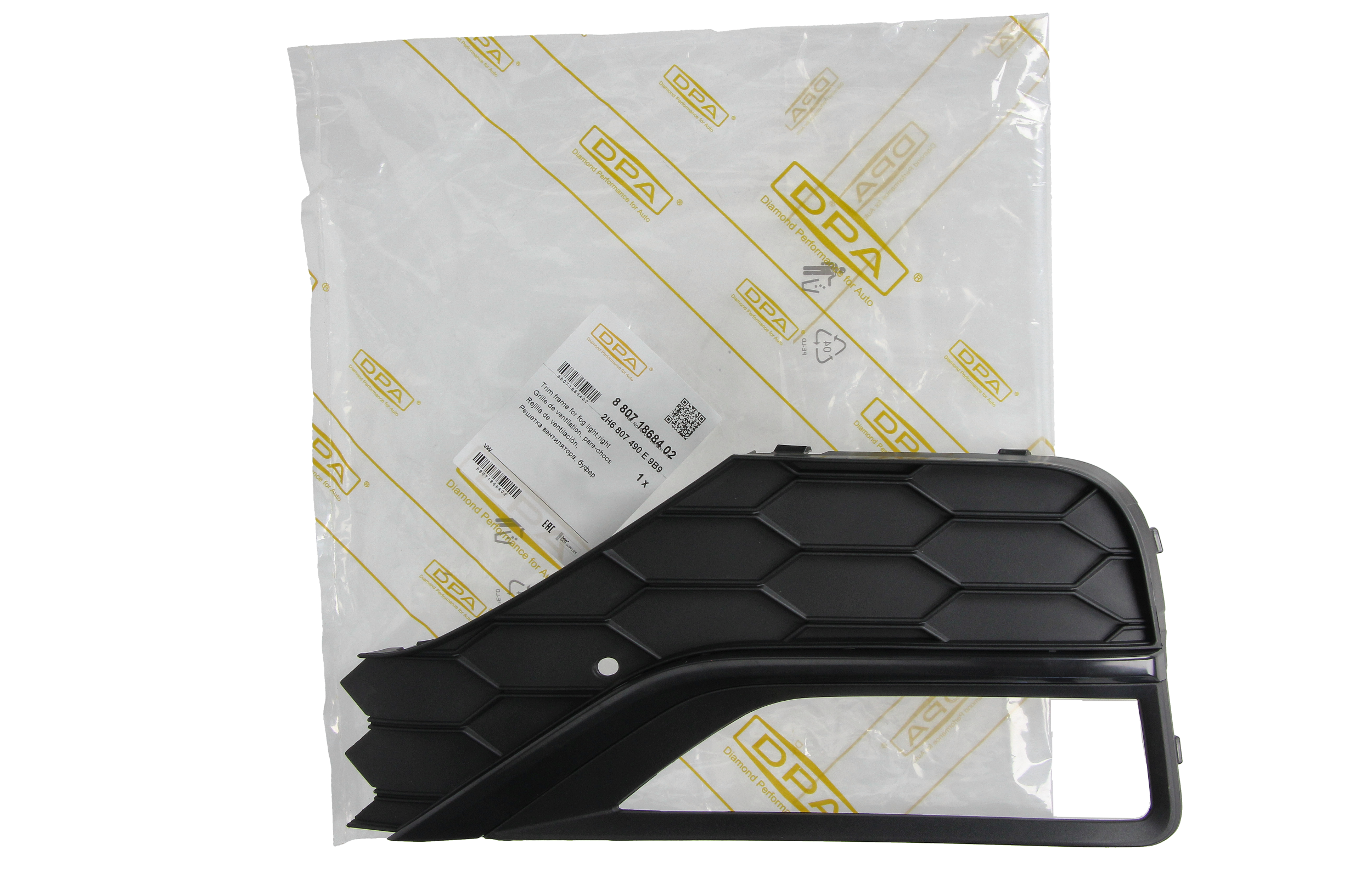 Armação do Halogéneo Direita 2H6807490E 88071868402 VW Amarok DPA main product photo