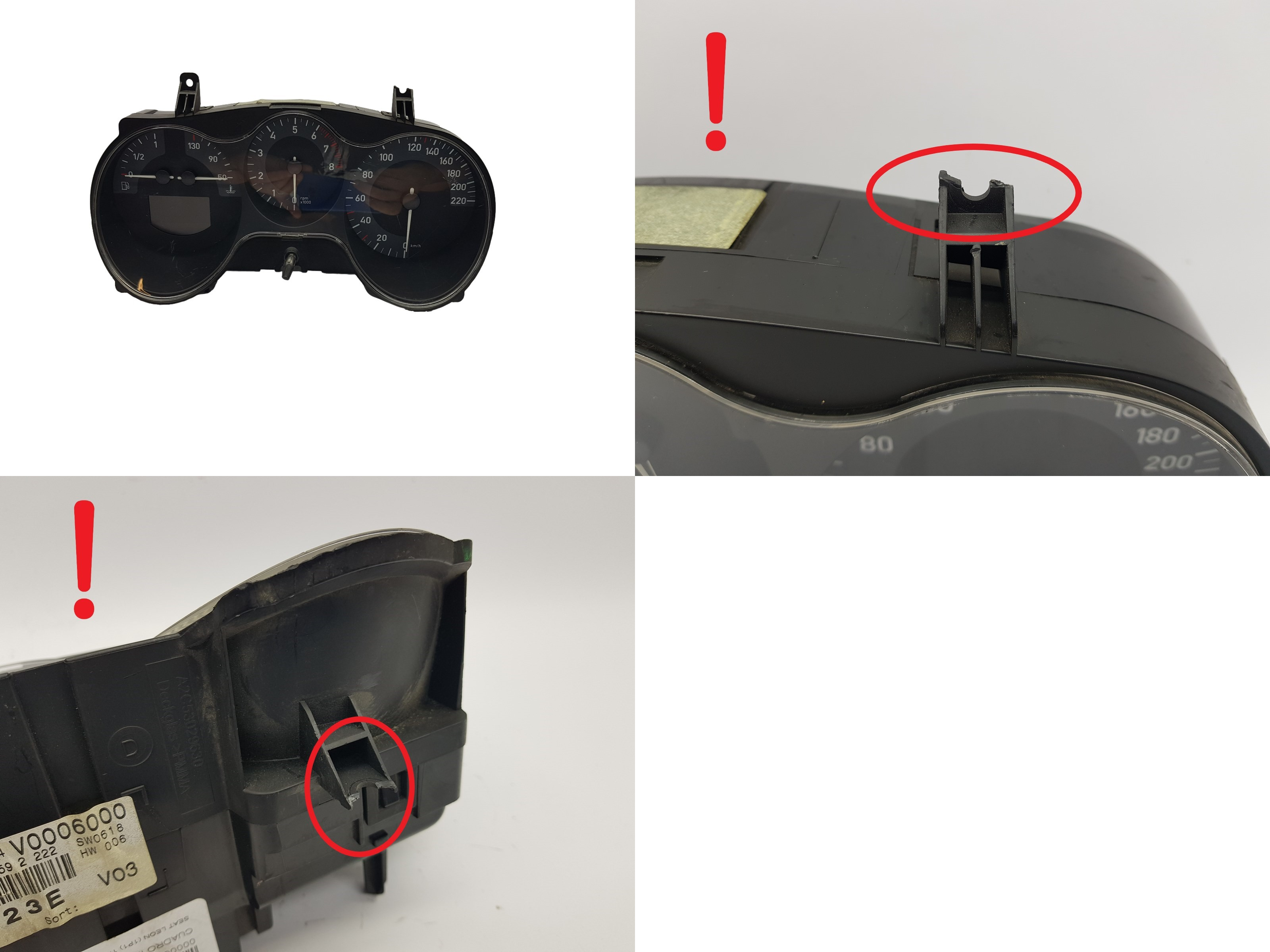 Velocímetro Seat Leon 1P0920823E main product photo