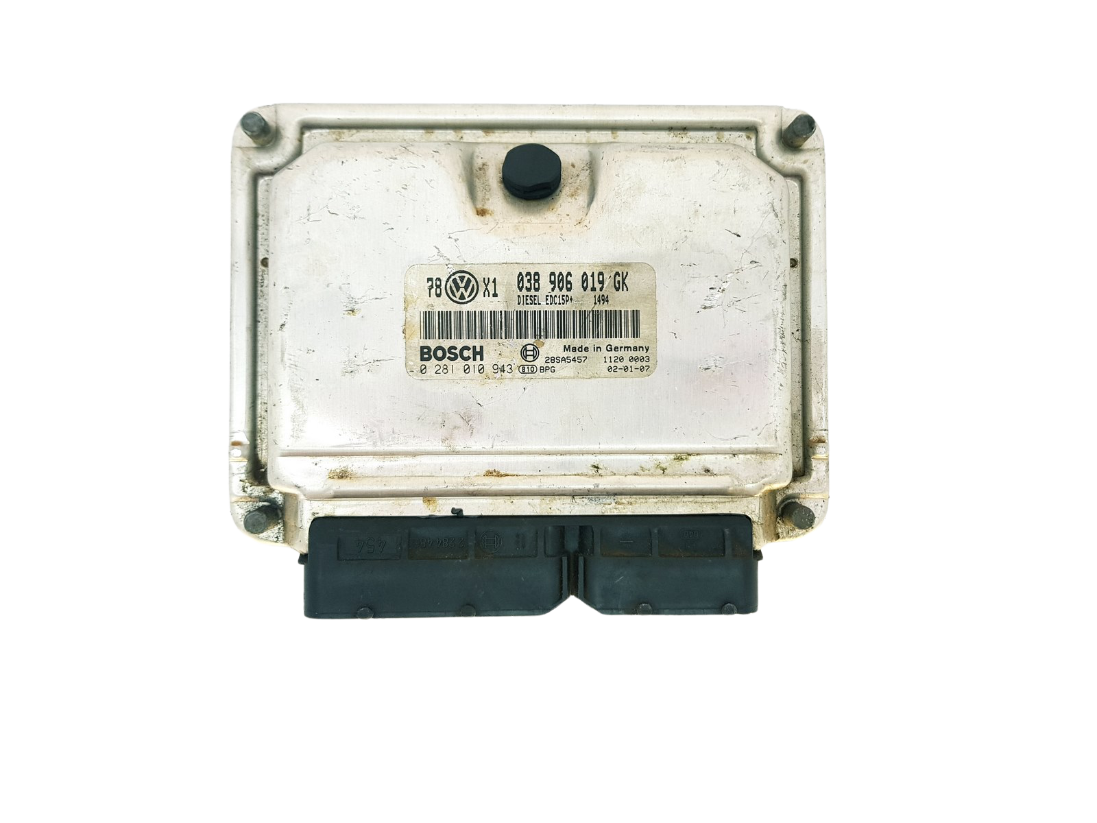 Unidade de Controlo 038906019GK 0281010943 Volkswagen Bosch 33555 main product photo