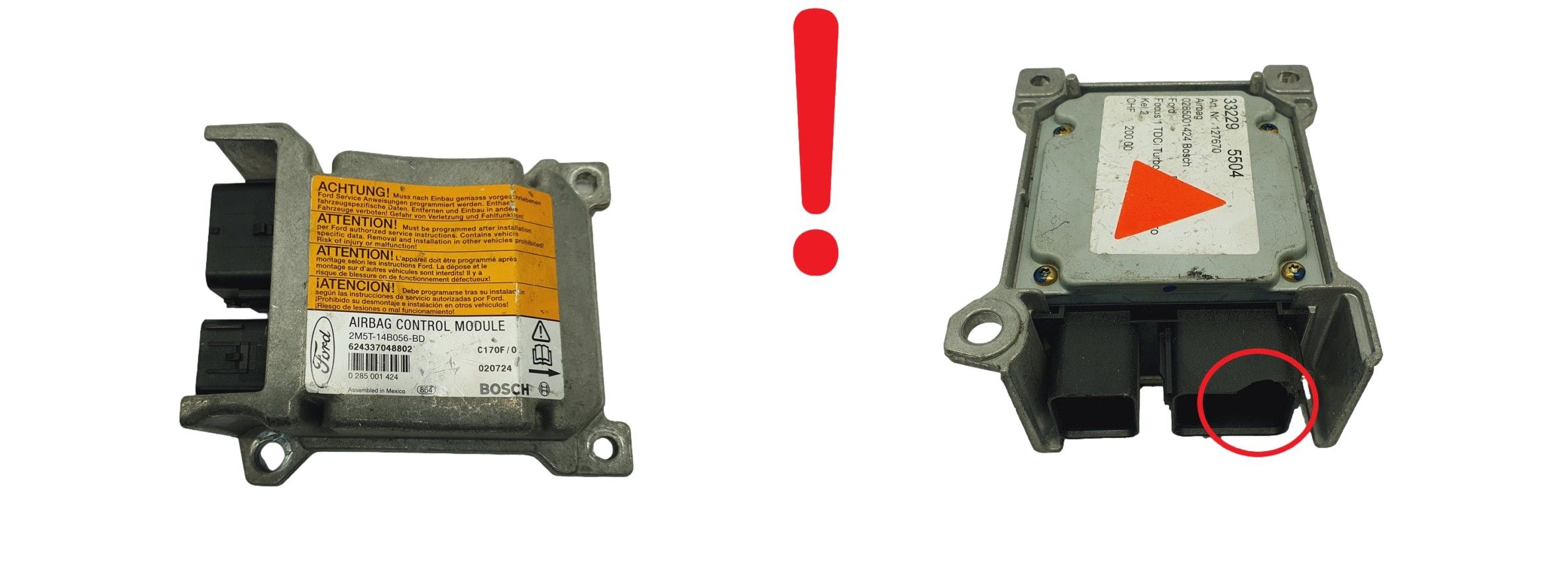 Módulo da unidade de controle 2M5T-14B056-BD 0285001424 Ford Bosch 68997 main product photo