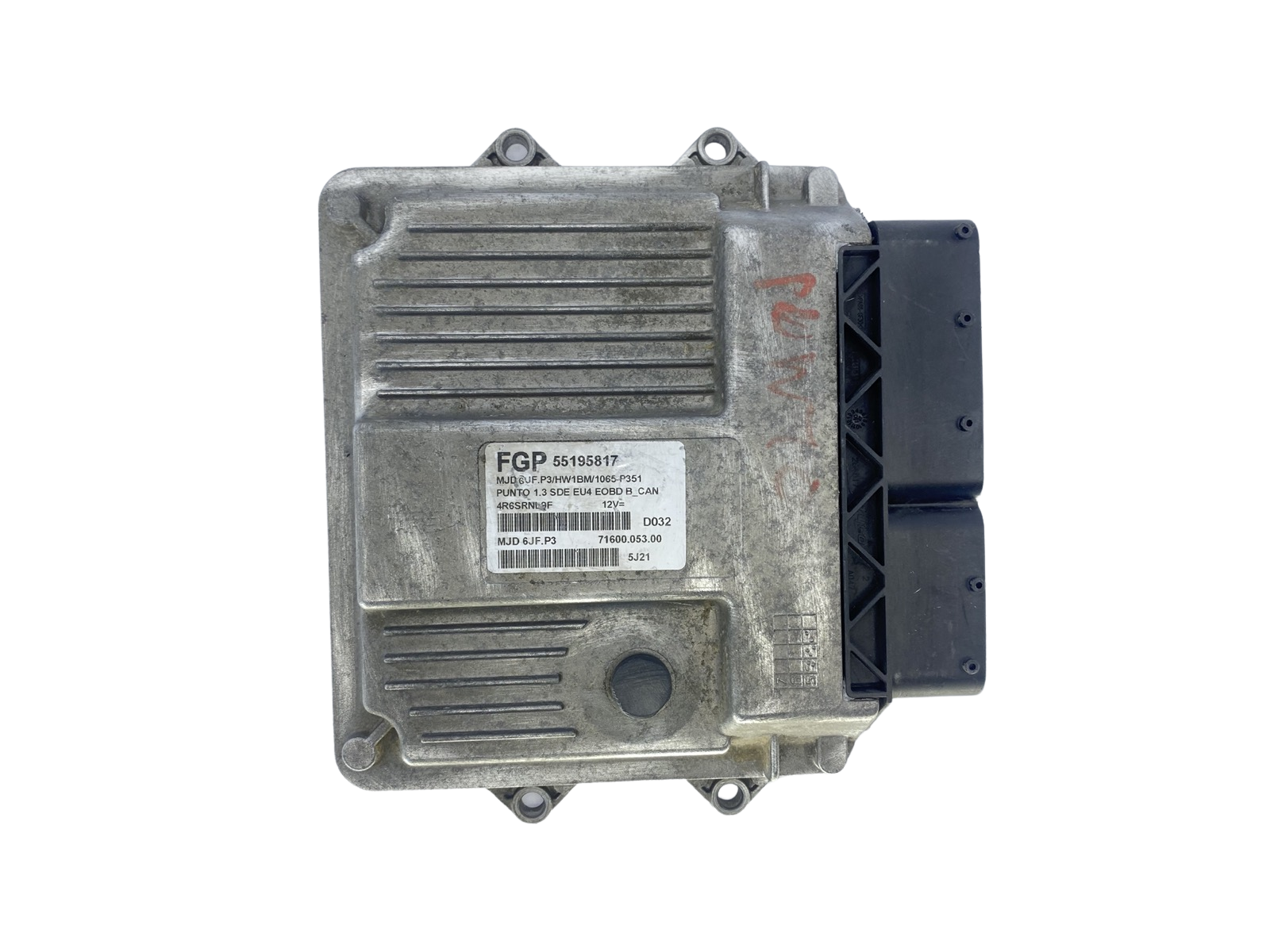 Unidade de Controlo FGP 6JF.P3 55195817 71600.053.00 Fiat Magneti Marelli 54510 main product photo