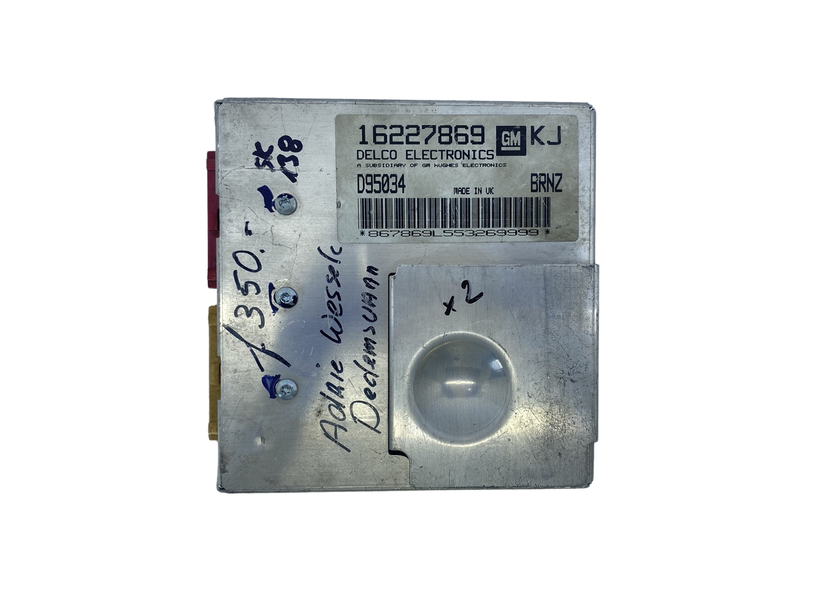 Unidade de Controlo 16227869 KJ D95034 BRNZ Opel Delco GM 54418 main product photo