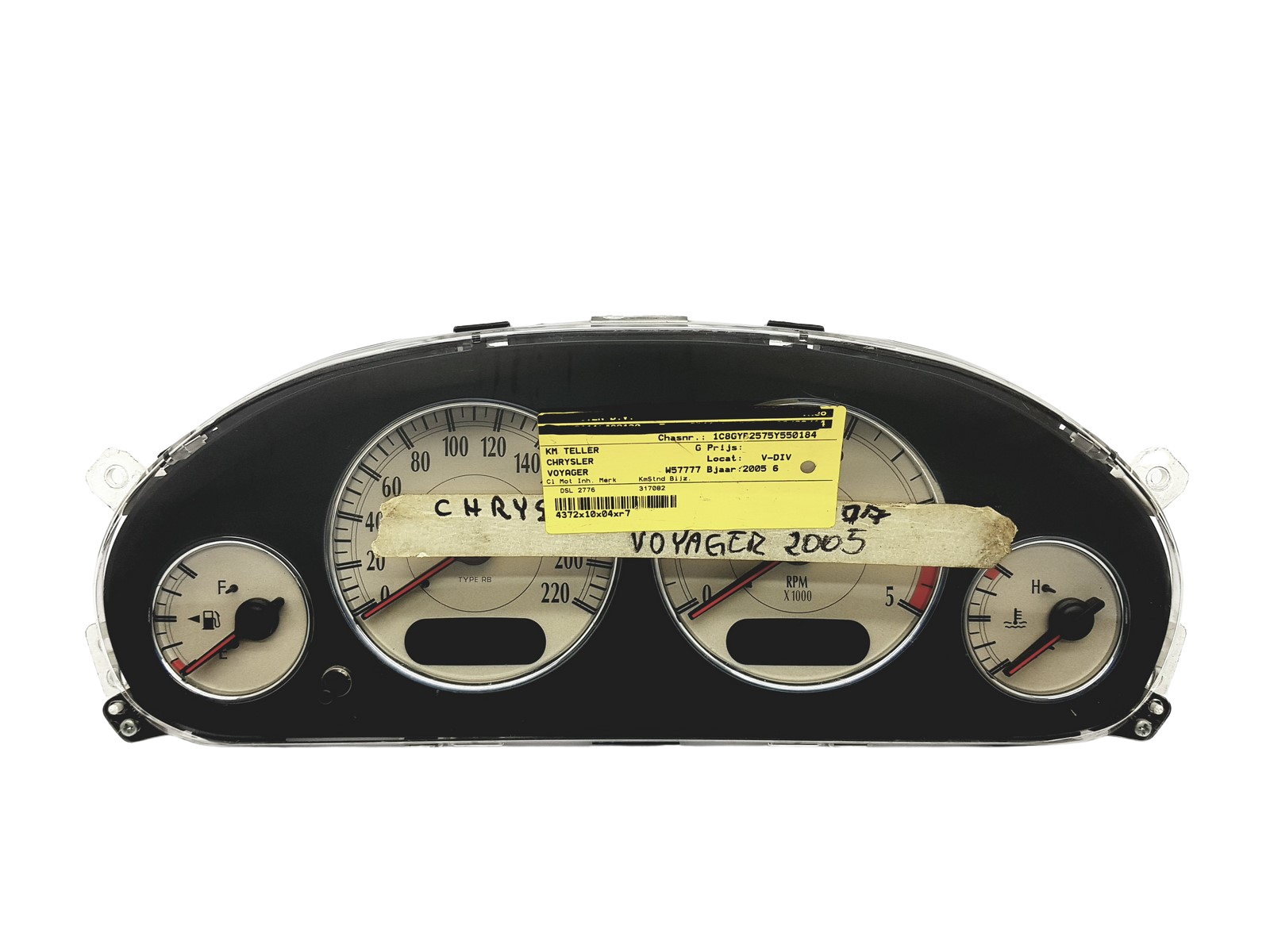 Conta-rotações Chrysler Voyager P05082826AH 52289 main product photo