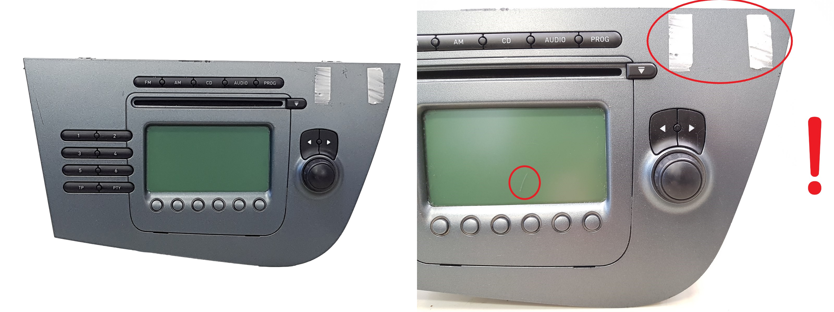 Rádio leitor de CD Seat Leon 1P1035152 N87 7645671366 Blaupunkt LHD main product photo