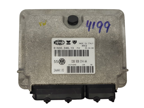 Unidade de Controlo do Motor ECU VW 036906014AA 6160034613 Magneti Marelli 19133 main product photo