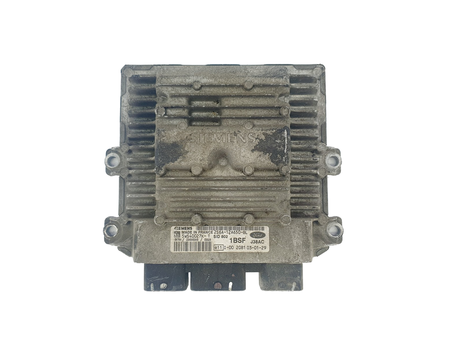 Unidade de Controlo 2S6A-12A650-BL 5WS40027K-T SID 802 Ford Siemens 35592 main product photo