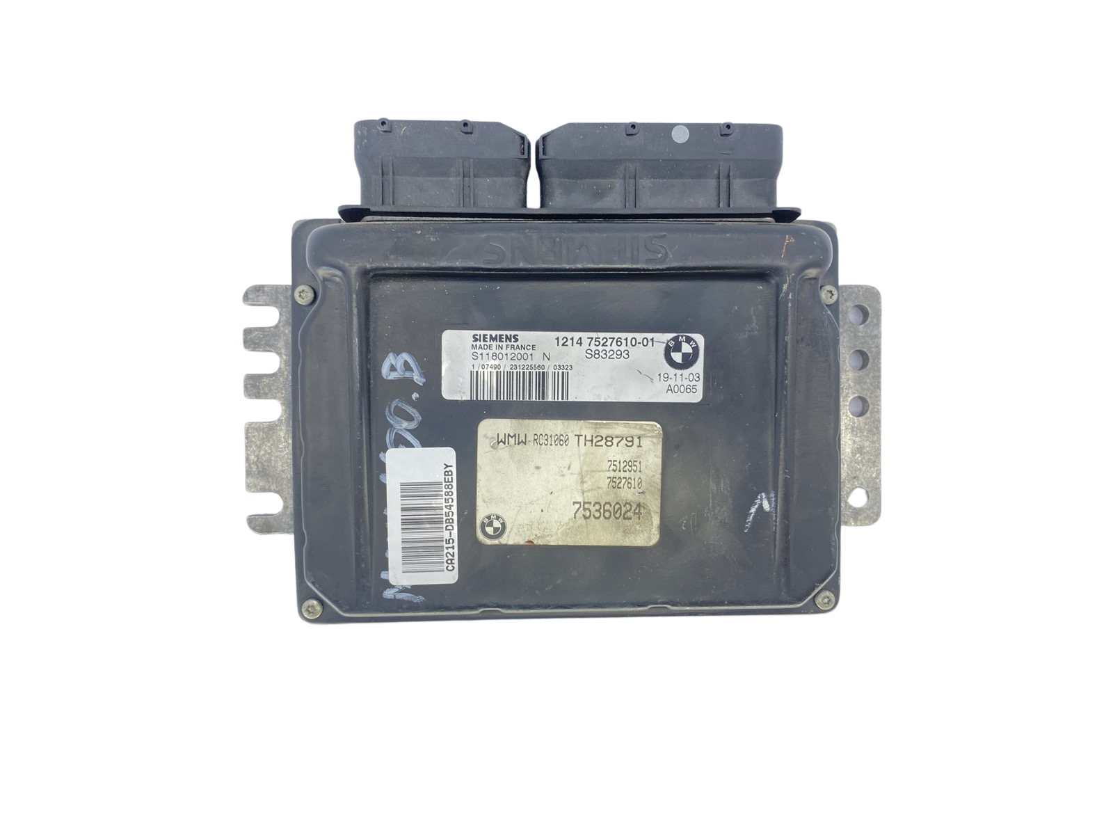 Unidade de Controlo 12147527610-01 S118012001N Mini BMW Siemens 54588 main product photo