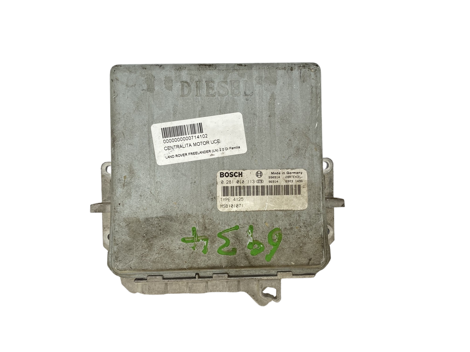 Unidade de Controlo 0281010113 MSB101071 Land Rover Bosch 59805 main product photo