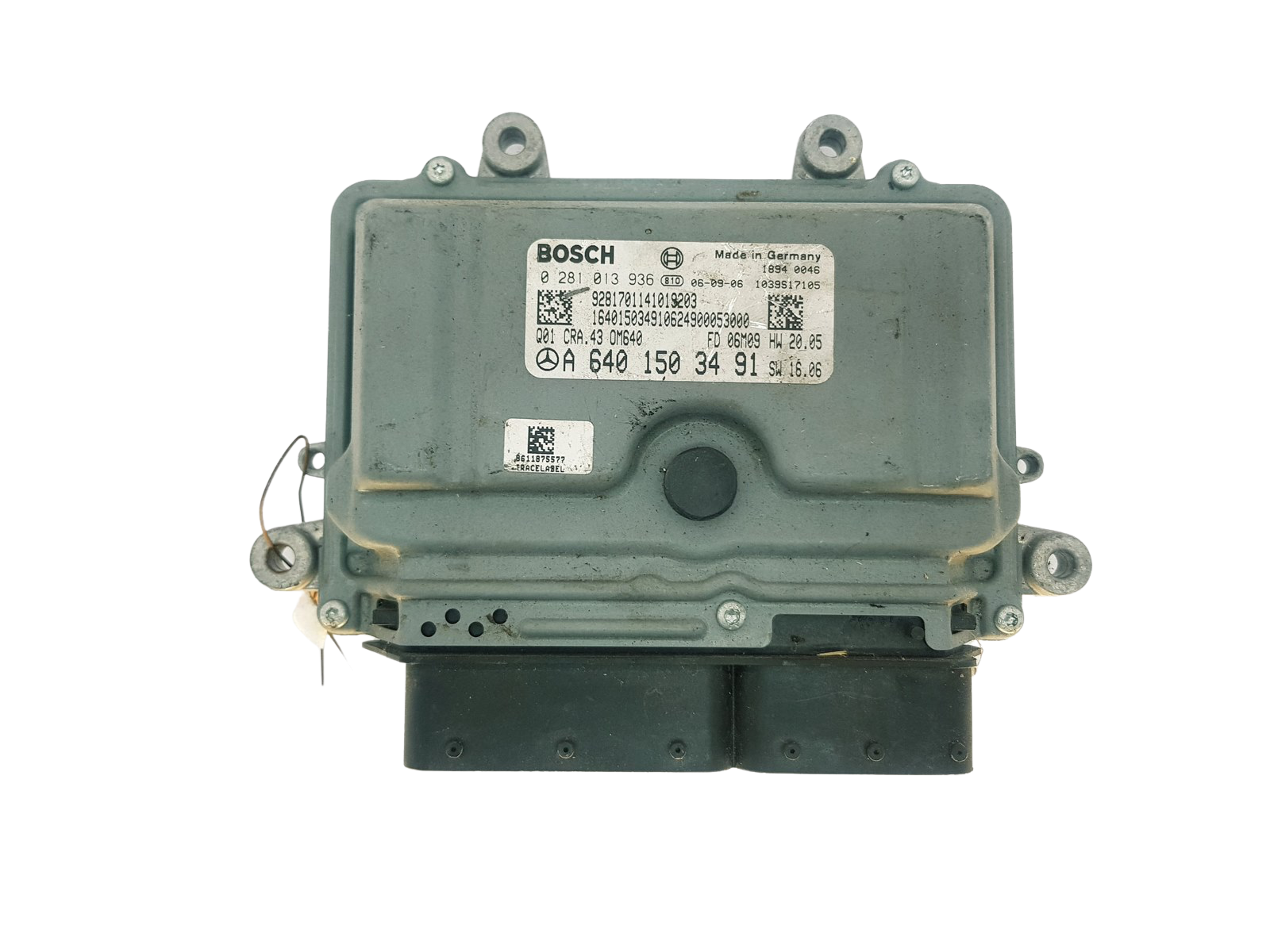 Unidade de Controlo A6401503491 0281013936 Mercedes Bosch main product photo