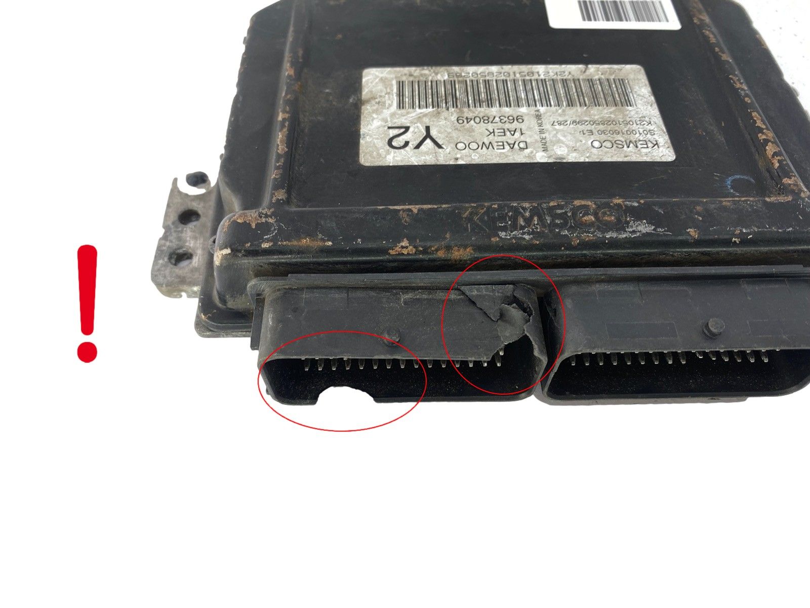 Unidade de Controlo 96378049 S010016030E1 Y2 Daewoo Chevrolet Kamsco 51285 main product photo