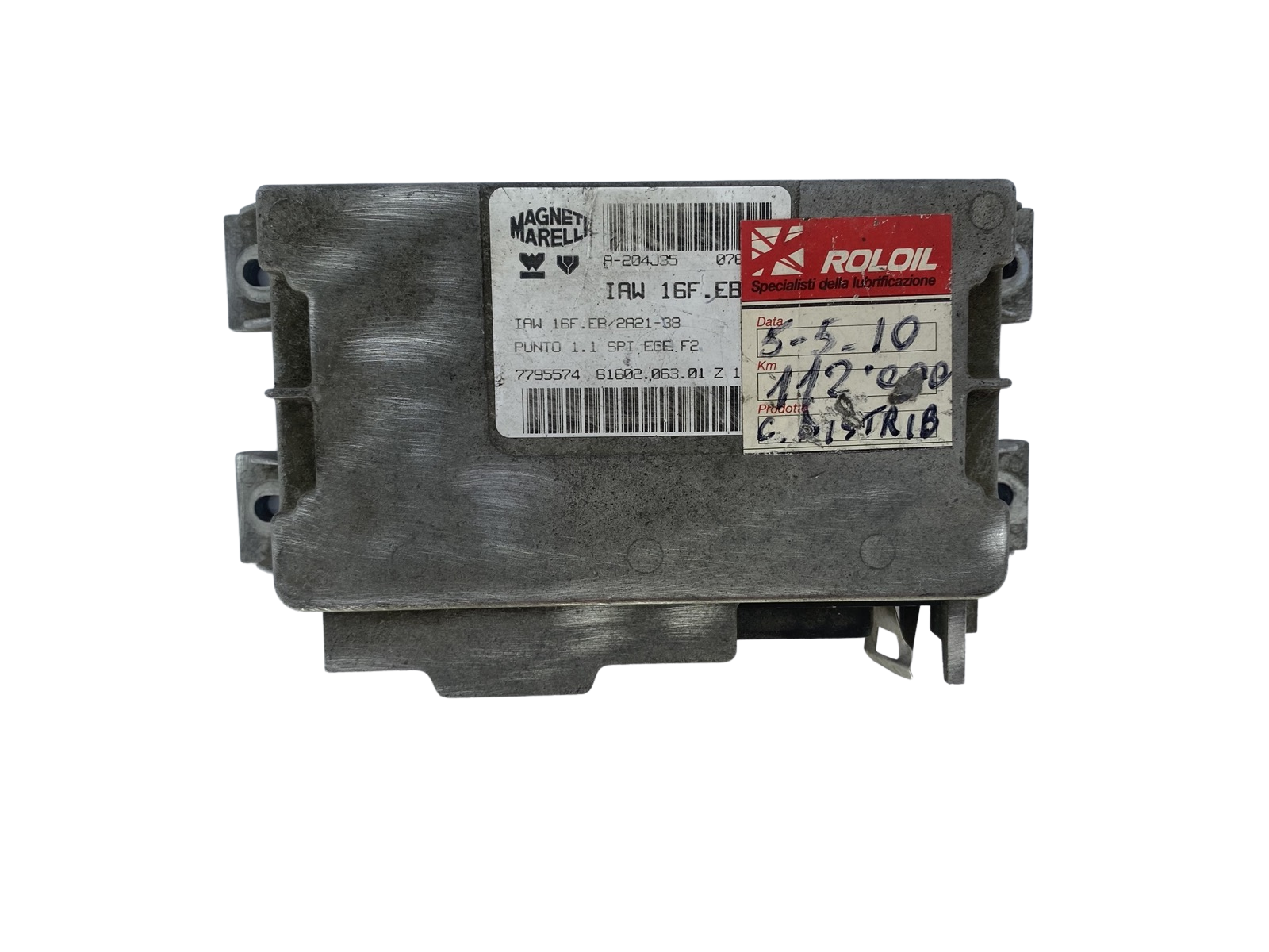 Unidade de Controlo IAW16F.EB 7795574 61602.063.01 Fiat Magneti Marelli 49578 main product photo