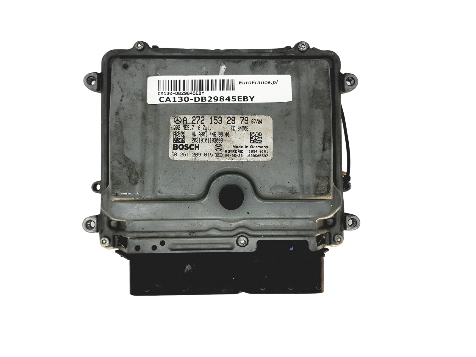 Unidade de Controlo A2721532979 0261209015 Mercedes Bosch main product photo