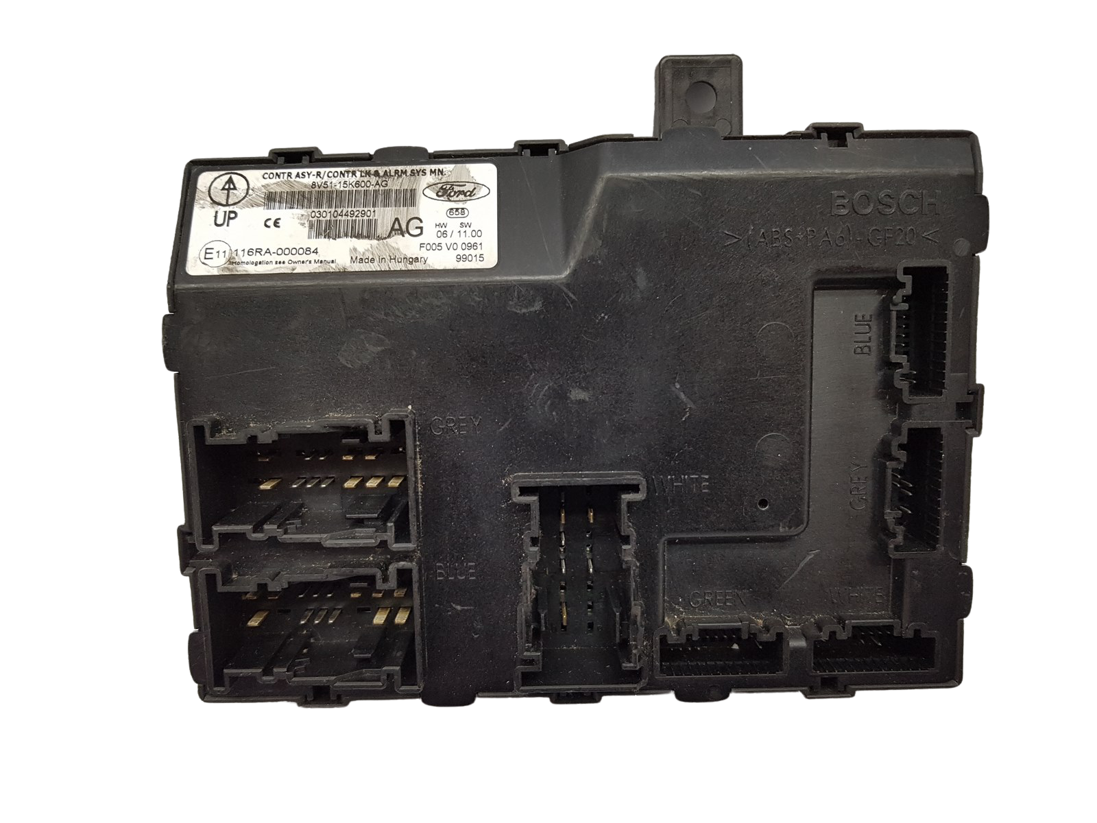 Unidade de Controlo 8V51-15K600-AG 116RA-000084 Ford Fiesta 6 MK6 Bosch main product photo