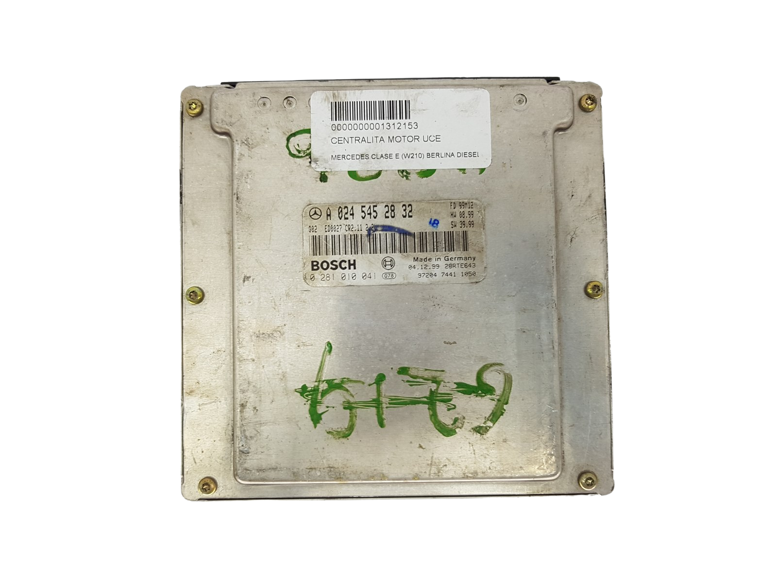Unidade de Controlo A0245452832 0281010041 Mercedes Bosch 3453 main product photo