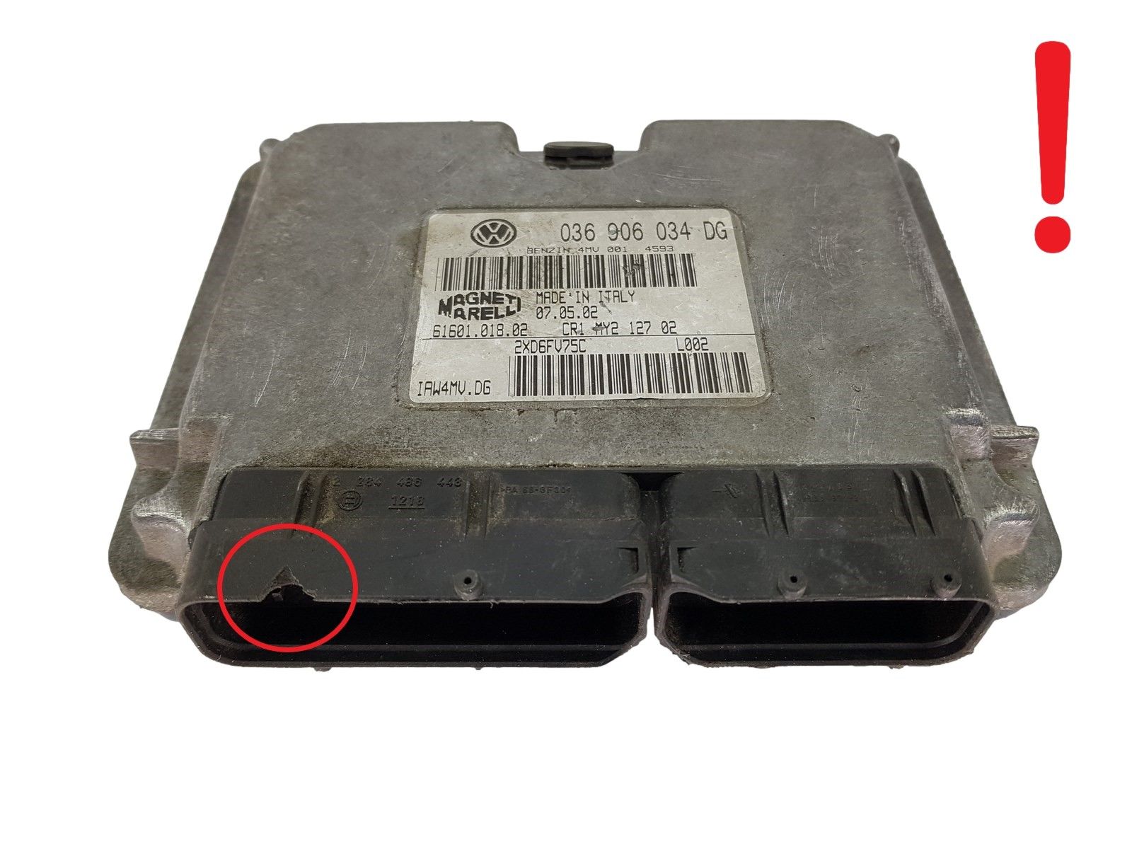Unidade de Controlo VW 036906034DG IAW4MV.DG 61601.018.02 Magneti Marelli 17166 main product photo