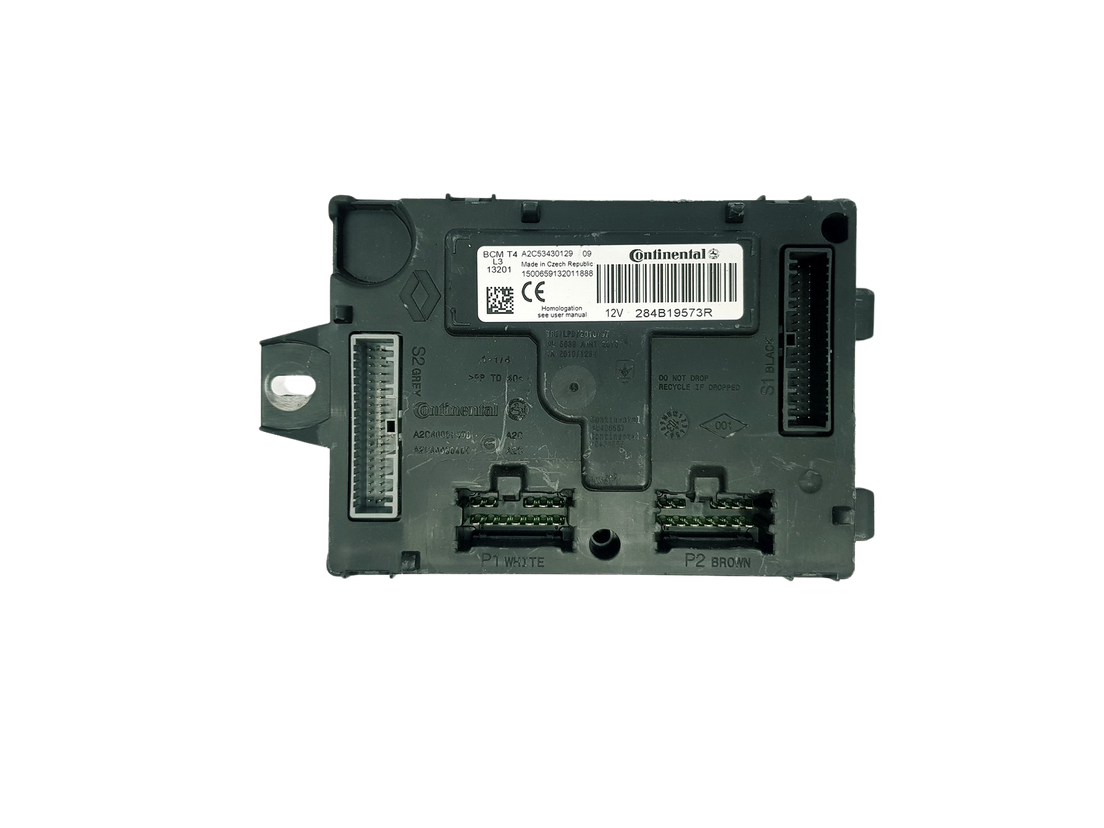 Unidade de Controlo BCM T4 284B19573R A2C53430129 Renault Continental 31474 main product photo