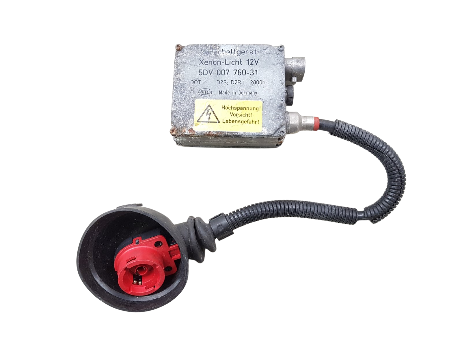Balastro de xenônio D2S D2R VWAG 5DV007760-31 Hella main product photo