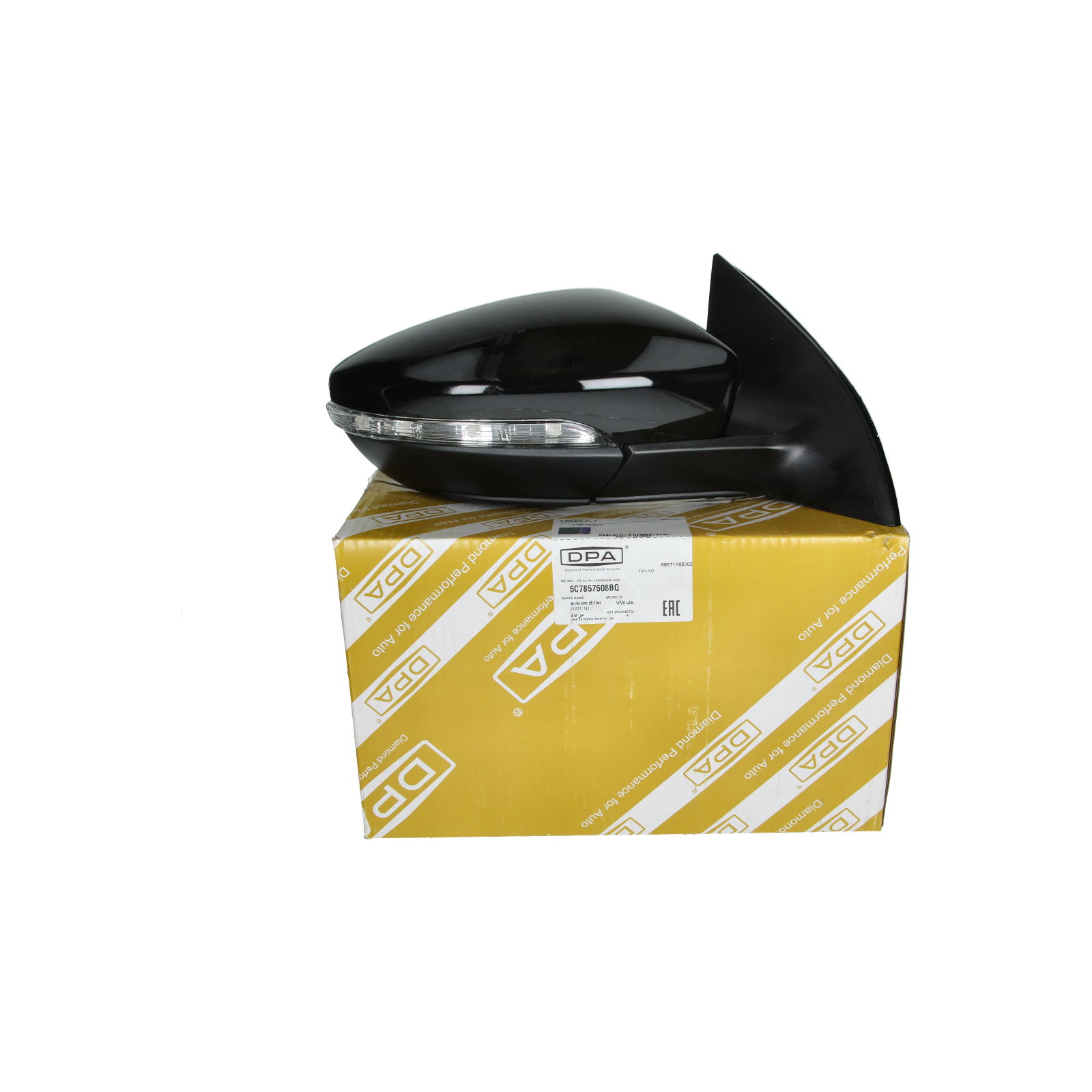 Espelho Direito 3C8857508BQ 88571165302 VW Passat CC DPA main product photo