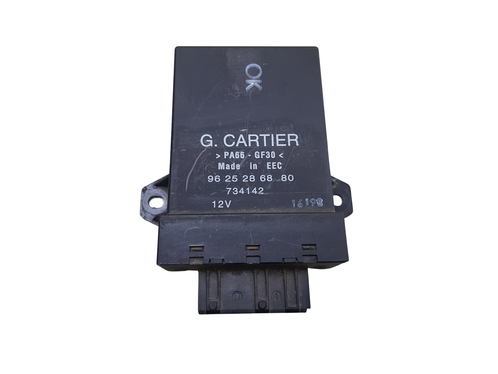 Relé da Ventoinha 9625286880 G.CARTIER 734142 Citroen Peugeot main product photo